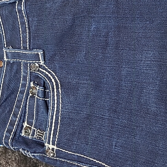 MISS ME BLING STUDDED STRAIGHT DENIM JEAN - Picture 8 of 14